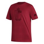 belgium national team adidas outlined crest t-shirt – red Collection | Australia Football Jerseys And World Cup Kits