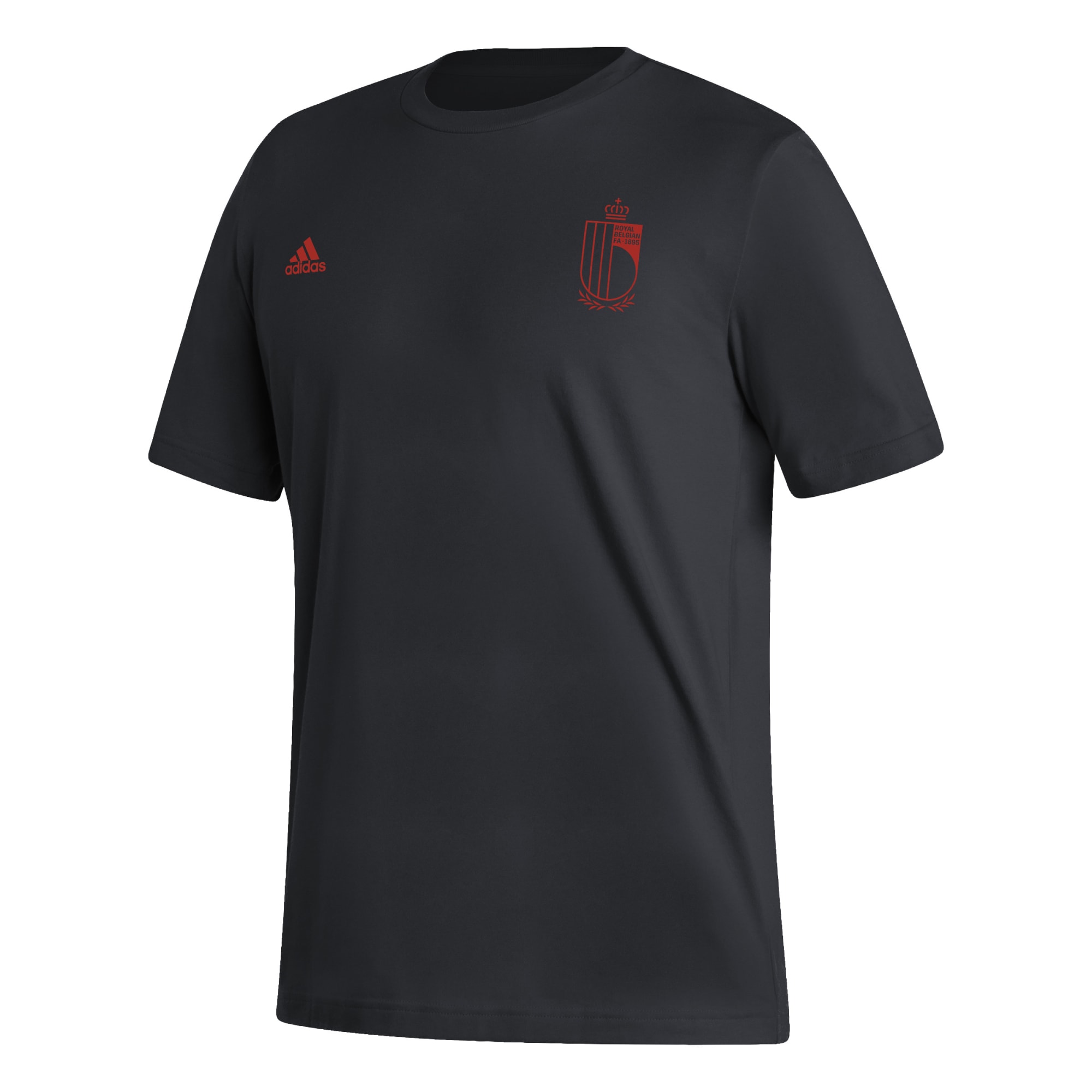 belgium national team adidas pattern crest t-shirt – black Collection | Australia Football Jerseys And World Cup Kits