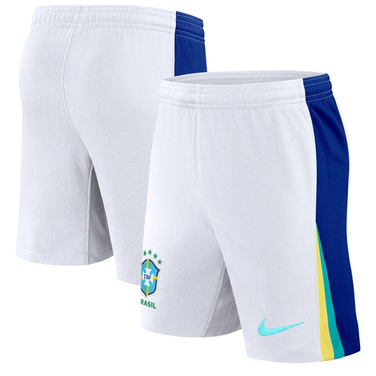 brazil national team nike 2024 away stadium shorts – white Collection | Australia Football Jerseys And World Cup Kits