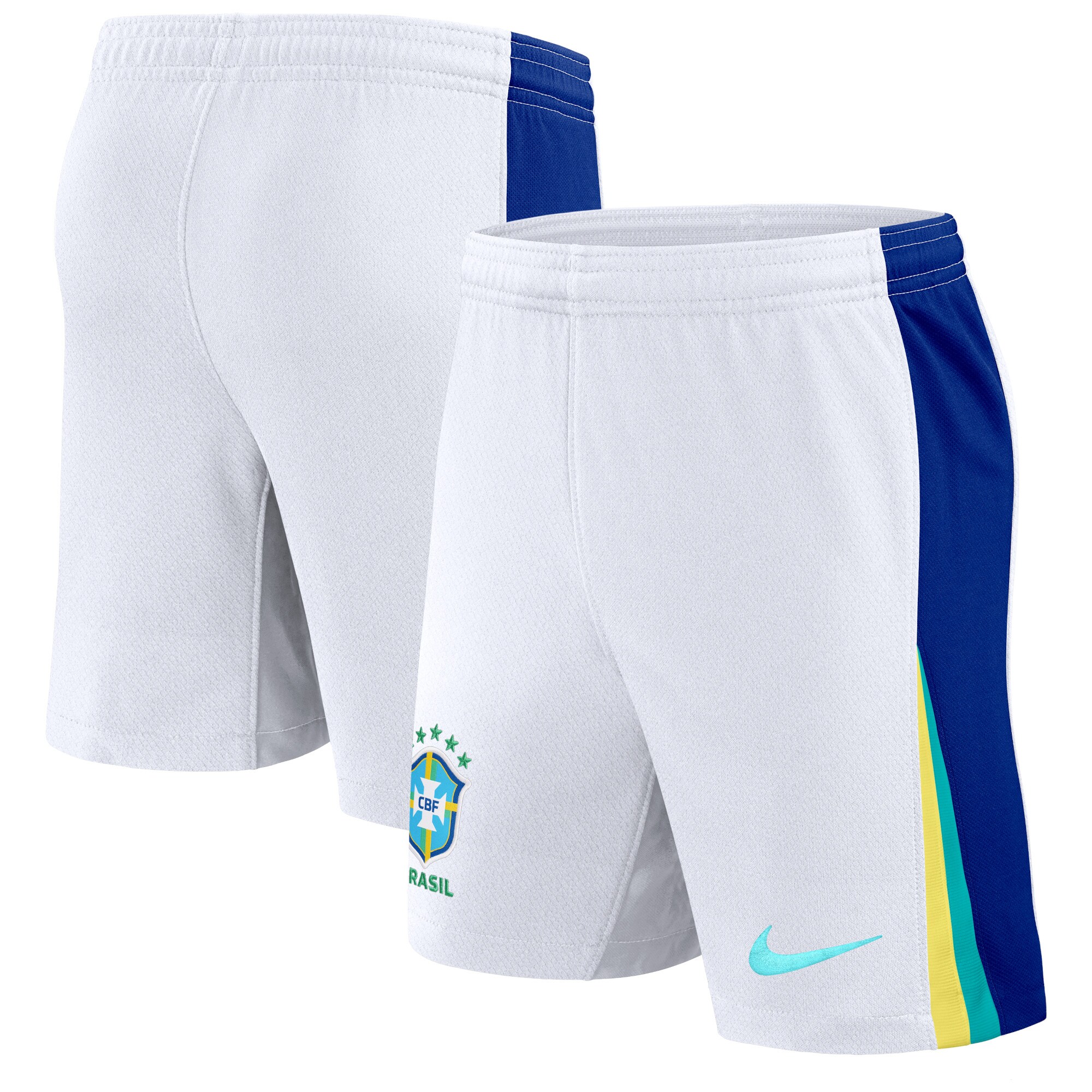 brazil national team nike 2024 away stadium shorts – white Collection | Australia Football Jerseys And World Cup Kits