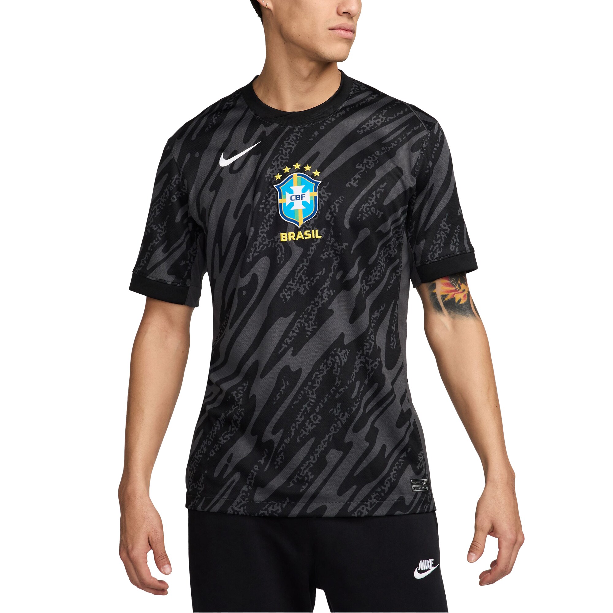 brazil national team nike 2024 goalkeeper replica stadium jersey – anthracite Collection | Australia Football Jerseys And World Cup Kits