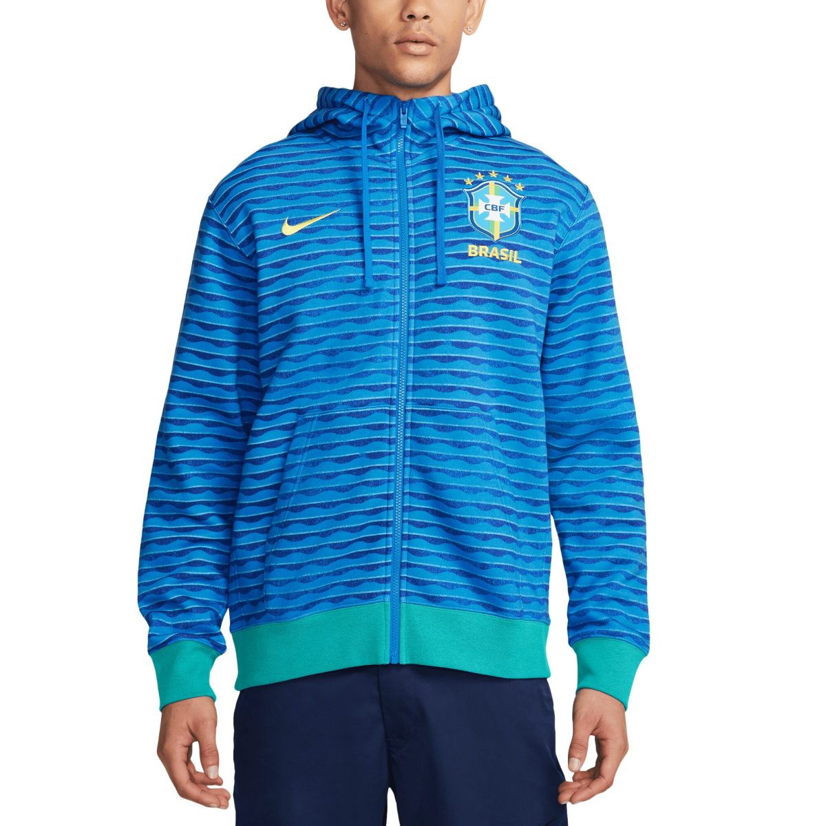 brazil national team nike club full-zip hoodie – blue Collection | Australia Football Jerseys And World Cup Kits