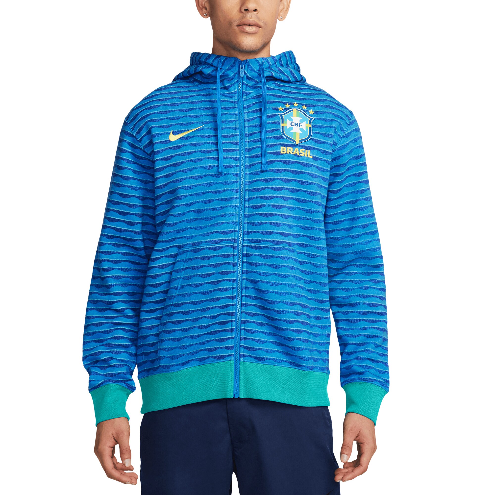 brazil national team nike club full-zip hoodie – blue Collection | Australia Football Jerseys And World Cup Kits