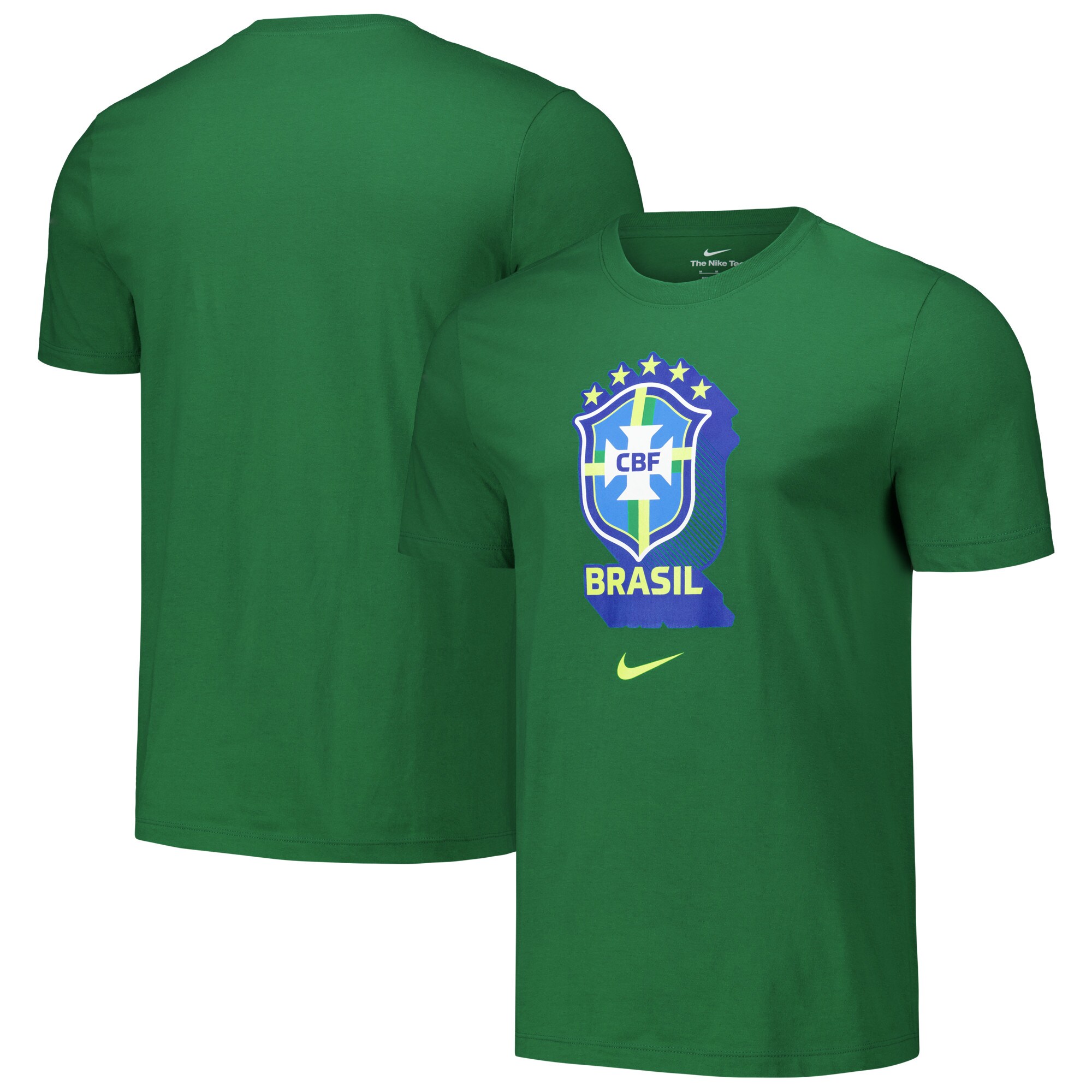 brazil national team nike crest core t-shirt – green Collection | Australia Football Jerseys And World Cup Kits