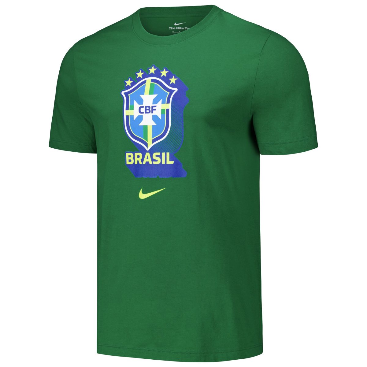 brazil national team nike crest core t-shirt – green Collection | Australia Football Jerseys And World Cup Kits