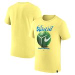 brazil national team nike home field t-shirt – yellow Collection | Australia Football Jerseys And World Cup Kits