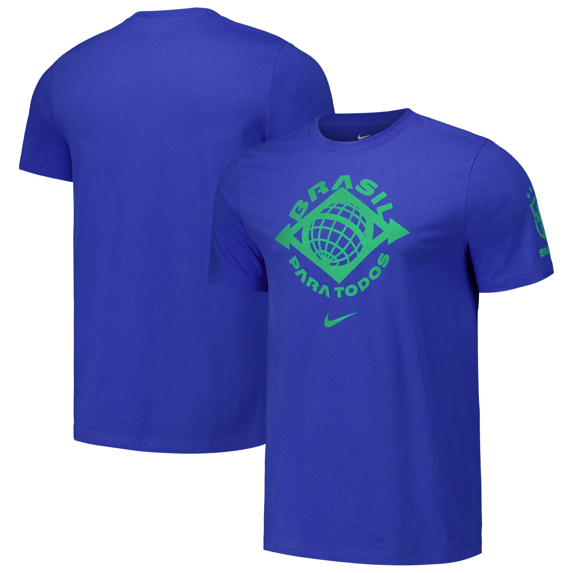 brazil national team nike localized core cotton t-shirt – royal Collection | Australia Football Jerseys And World Cup Kits