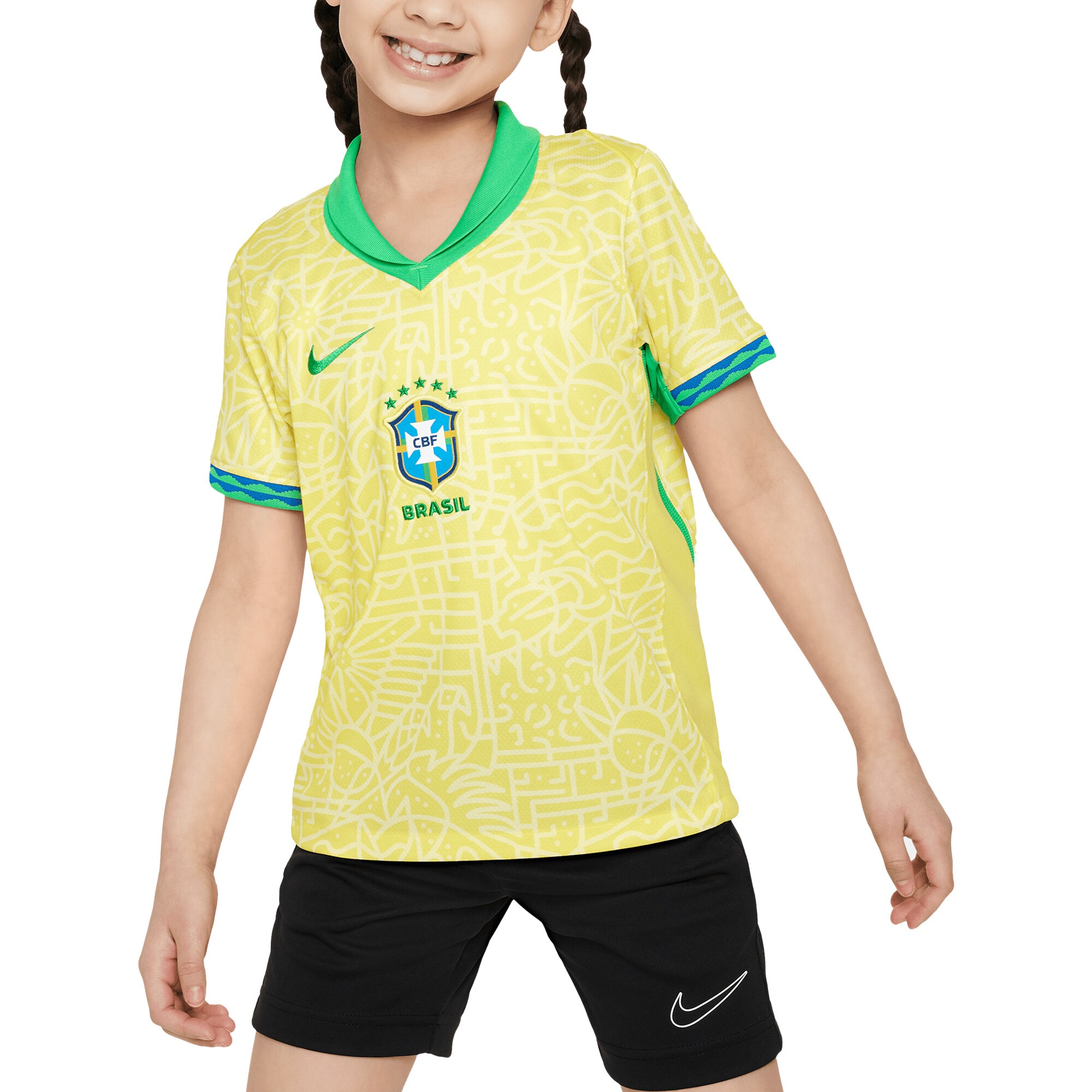 brazil national team nike preschool 2024 home replica stadium jersey – yellow Collection | Australia Football Jerseys And World Cup Kits