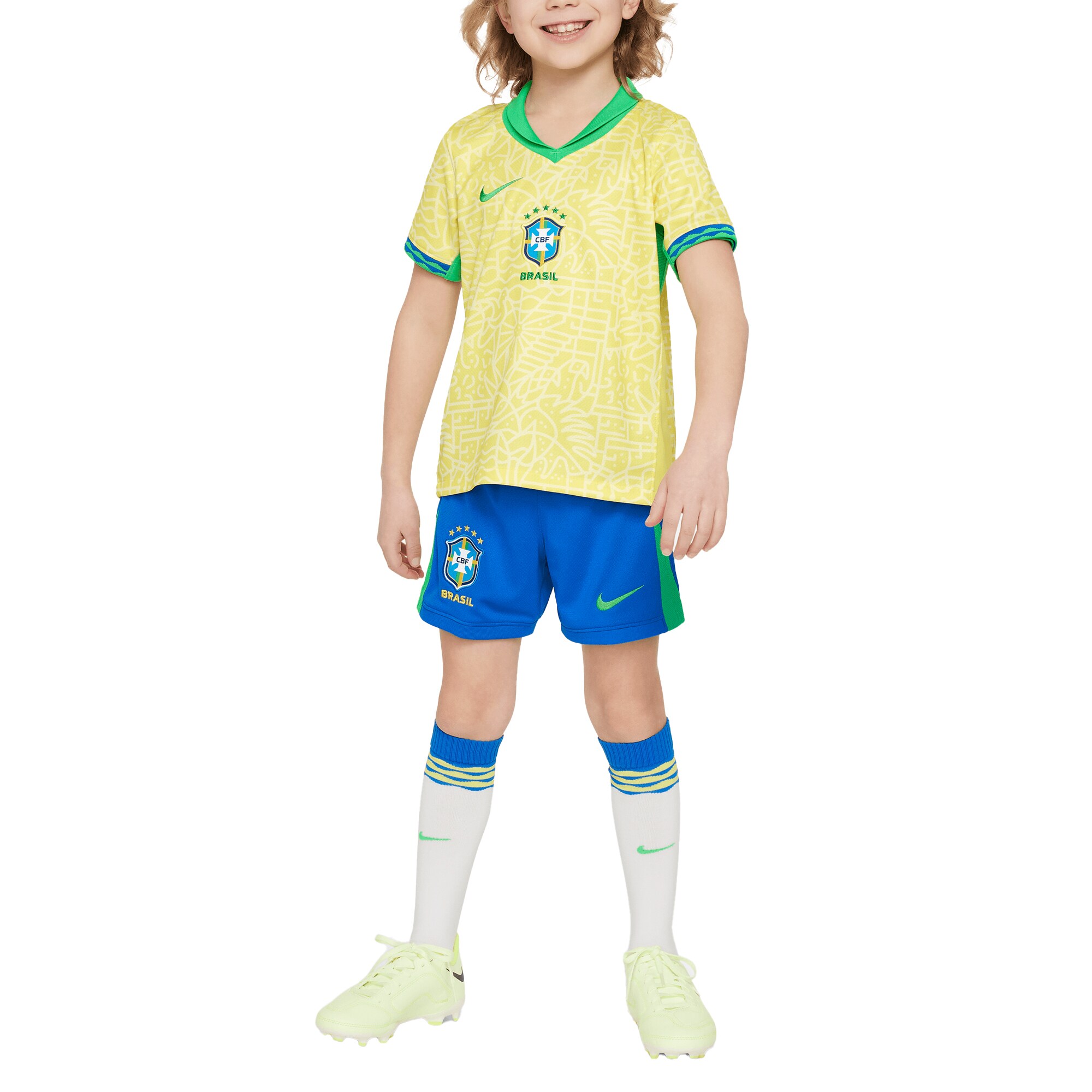 brazil national team nike preschool 2024 home replica stadium kit set – yellow Collection | Australia Football Jerseys And World Cup Kits
