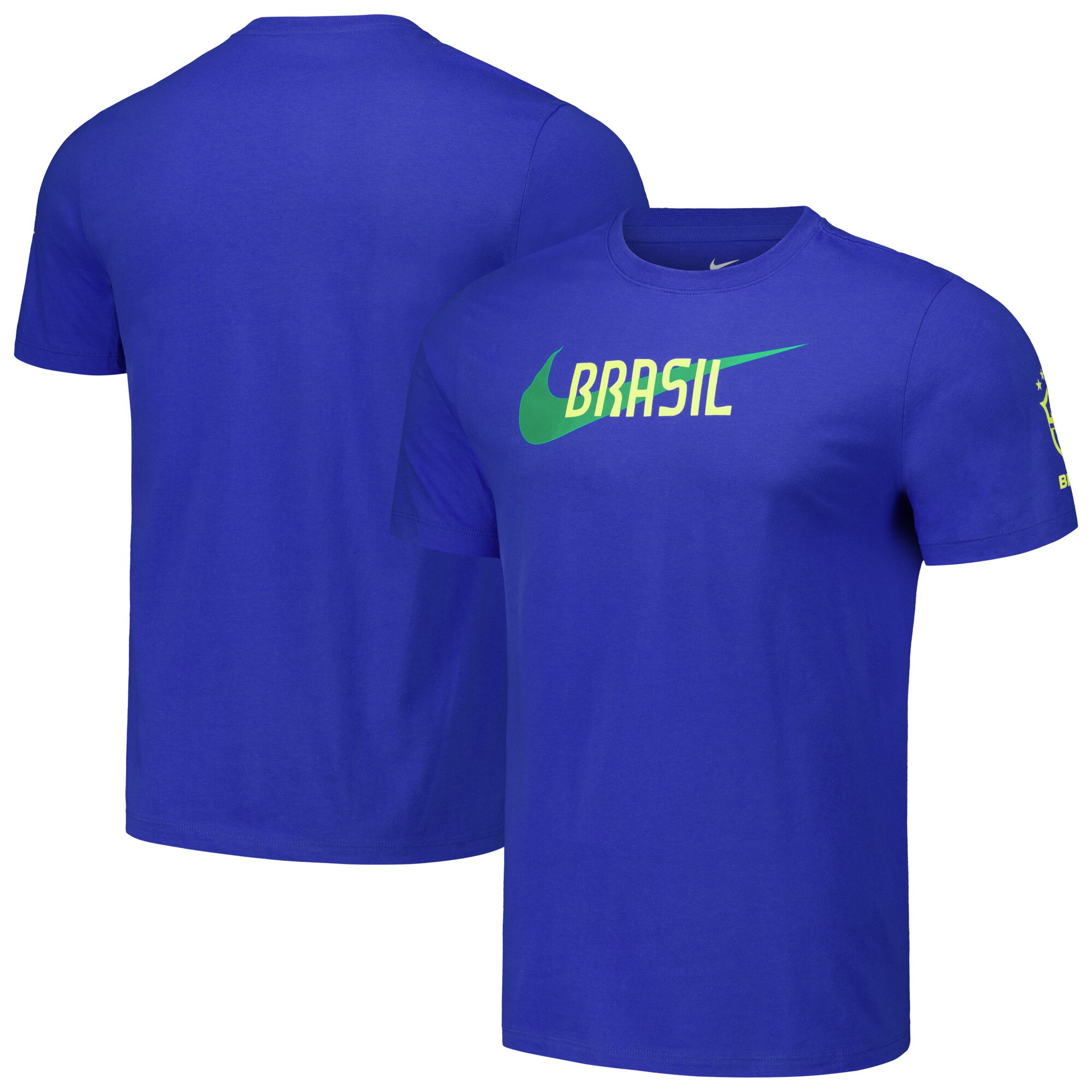 brazil national team nike swoosh core t-shirt – royal Collection | Australia Football Jerseys And World Cup Kits