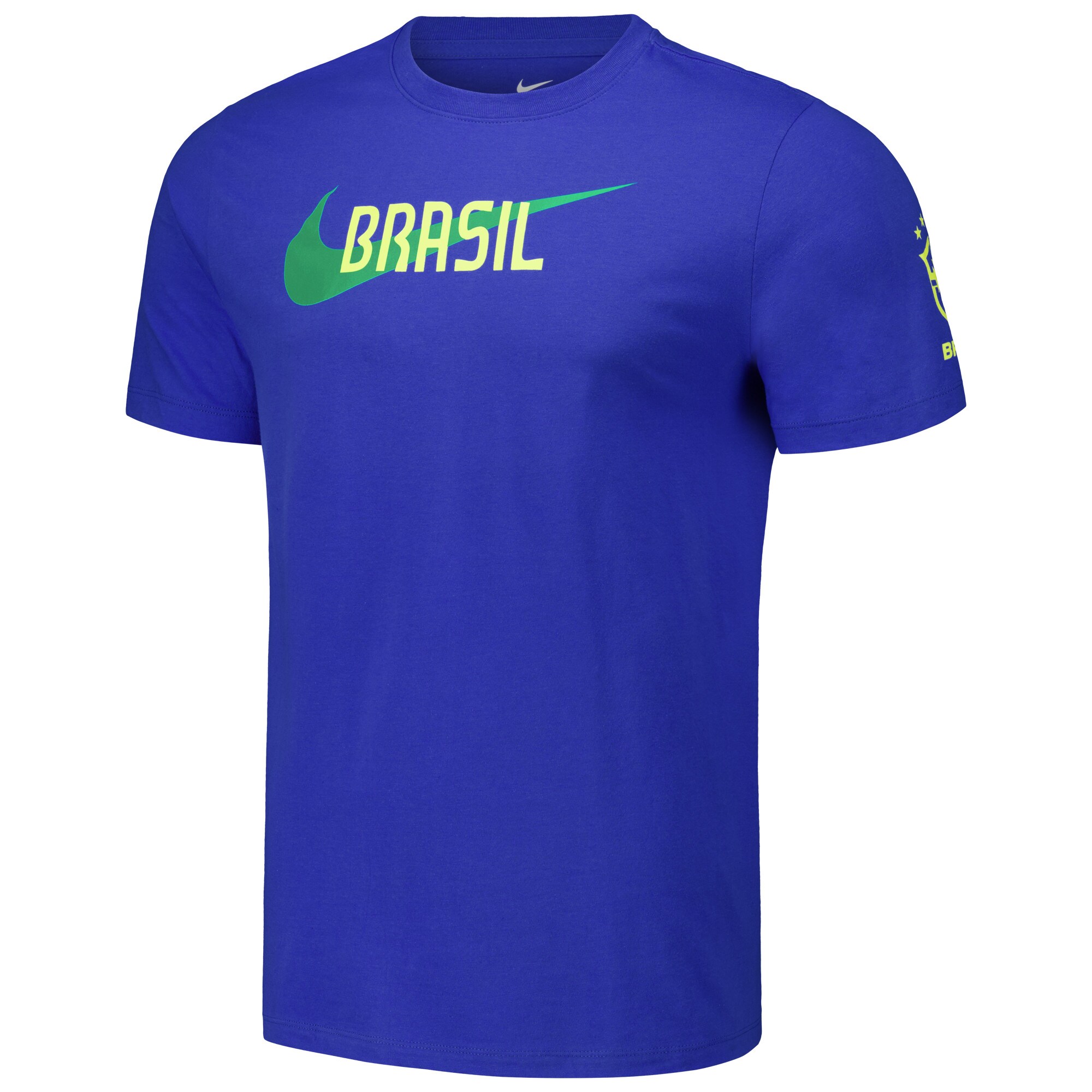 brazil national team nike swoosh core t-shirt – royal Collection | Australia Football Jerseys And World Cup Kits