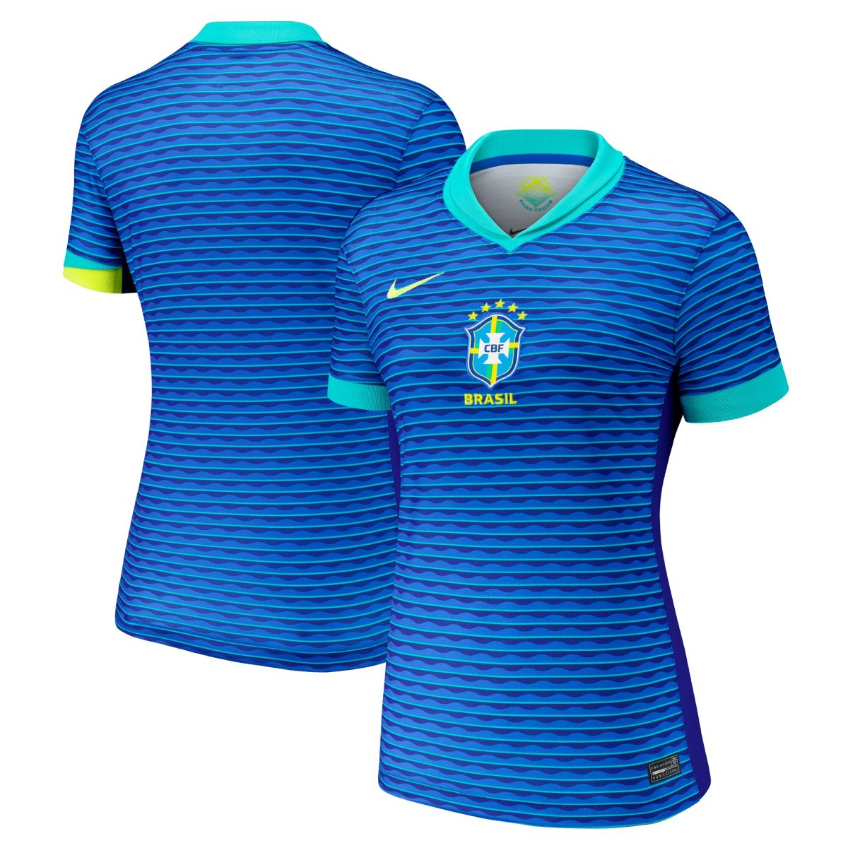 brazil national team nike womens 2024 away stadium replica jersey – blue Collection | Australia Football Jerseys And World Cup Kits