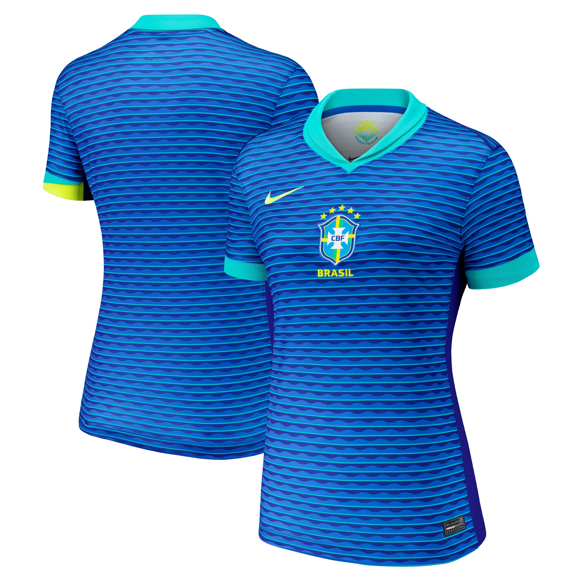 brazil national team nike womens 2024 away stadium replica jersey – blue Collection | Australia Football Jerseys And World Cup Kits