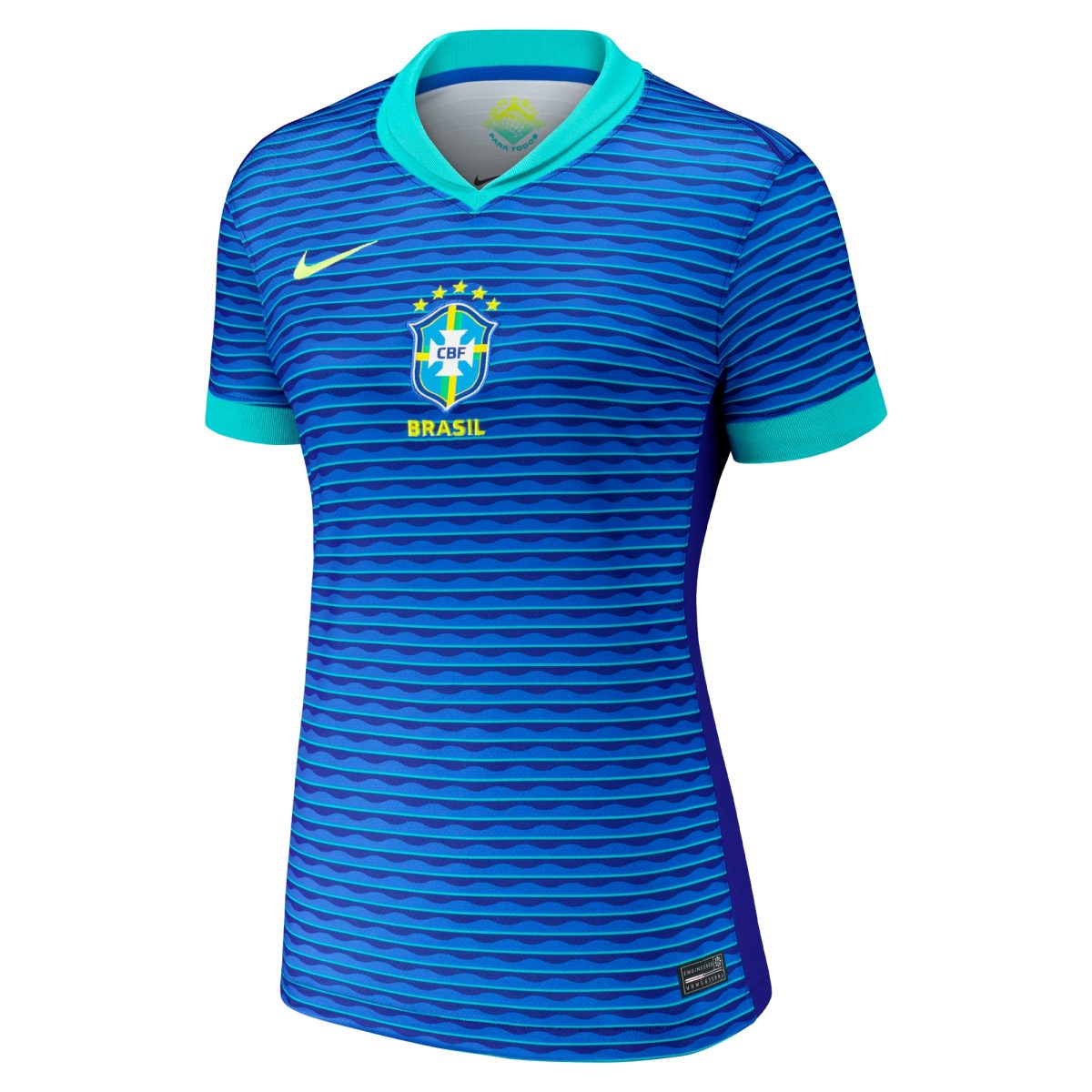 brazil national team nike womens 2024 away stadium replica jersey – blue Collection | Australia Football Jerseys And World Cup Kits