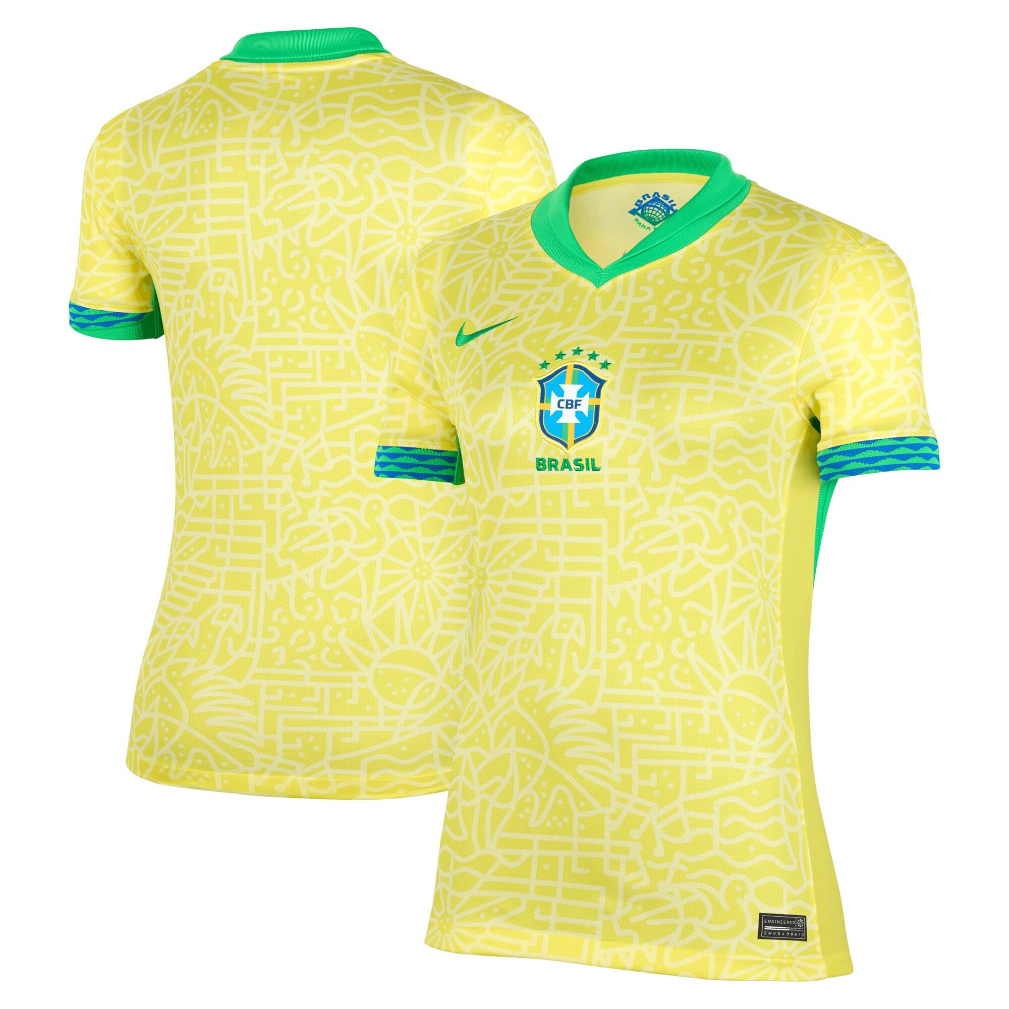 brazil national team nike womens 2024 home stadium replica jersey – yellow Collection | Australia Football Jerseys And World Cup Kits