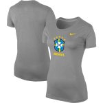 brazil national team nike womens legend performance t-shirt – heather gray Collection | Australia Football Jerseys And World Cup Kits