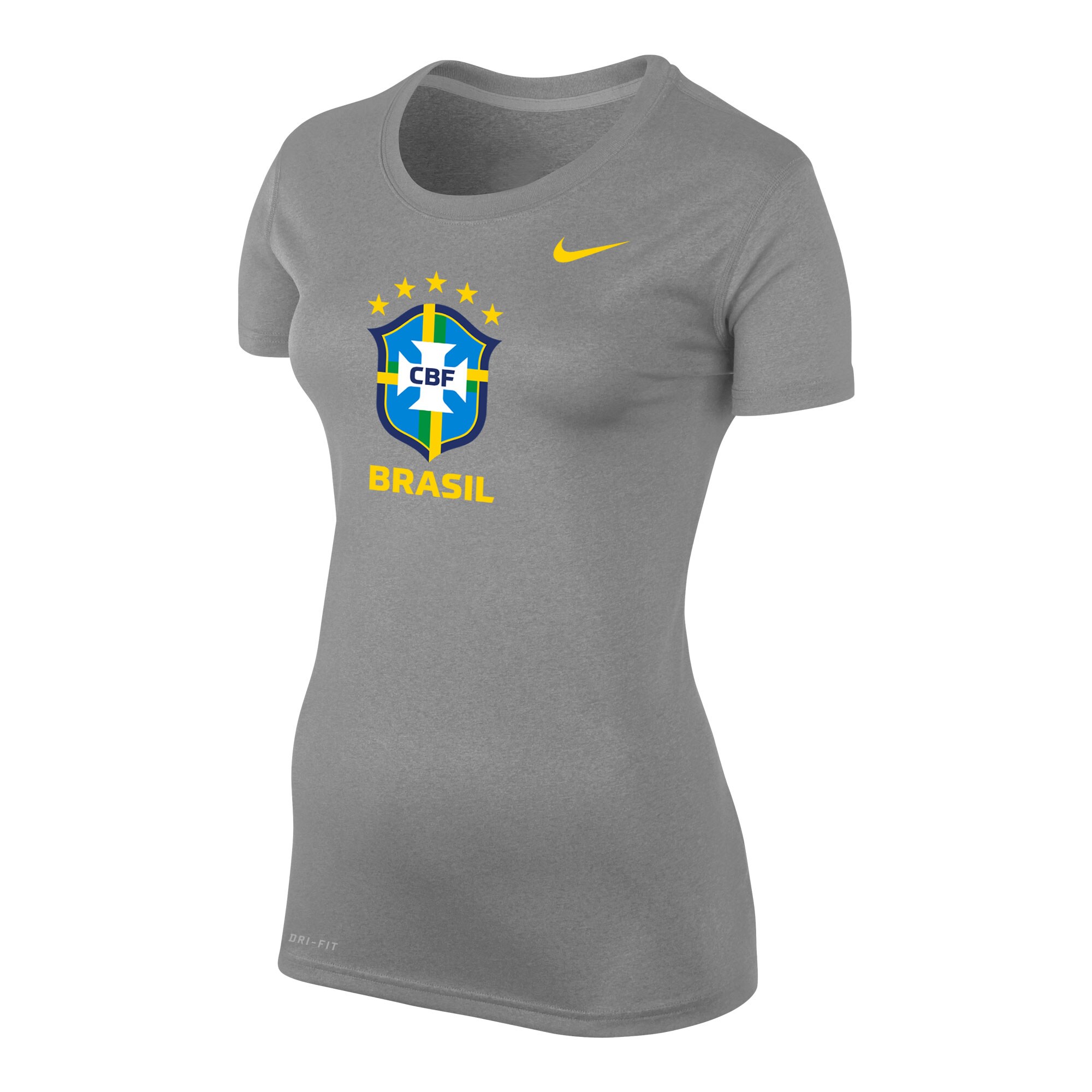 brazil national team nike womens legend performance t-shirt – heather gray Collection | Australia Football Jerseys And World Cup Kits