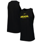 brazil national team nike womens lockup tomboy performance tank top – black Collection | Australia Football Jerseys And World Cup Kits