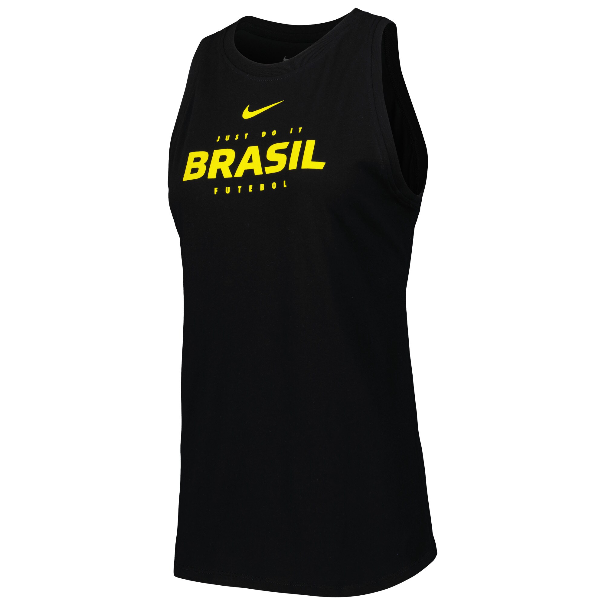 brazil national team nike womens lockup tomboy performance tank top – black Collection | Australia Football Jerseys And World Cup Kits