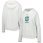 brazil national team nike womens varsity raglan tri-blend pullover hoodie – white Collection | Australia Football Jerseys And World Cup Kits