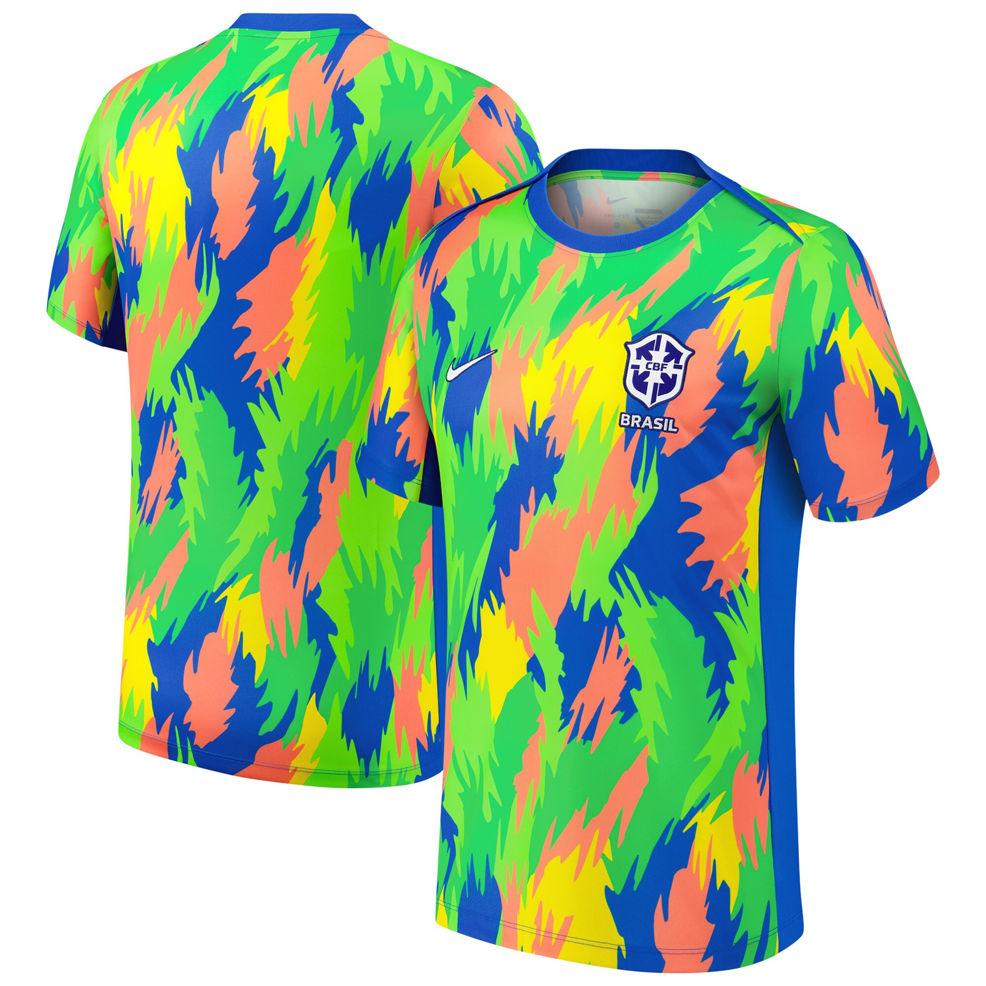 brazil womens national team nike 2025 academy pro pre-match performance top – blue Collection | Australia Football Jerseys And World Cup Kits