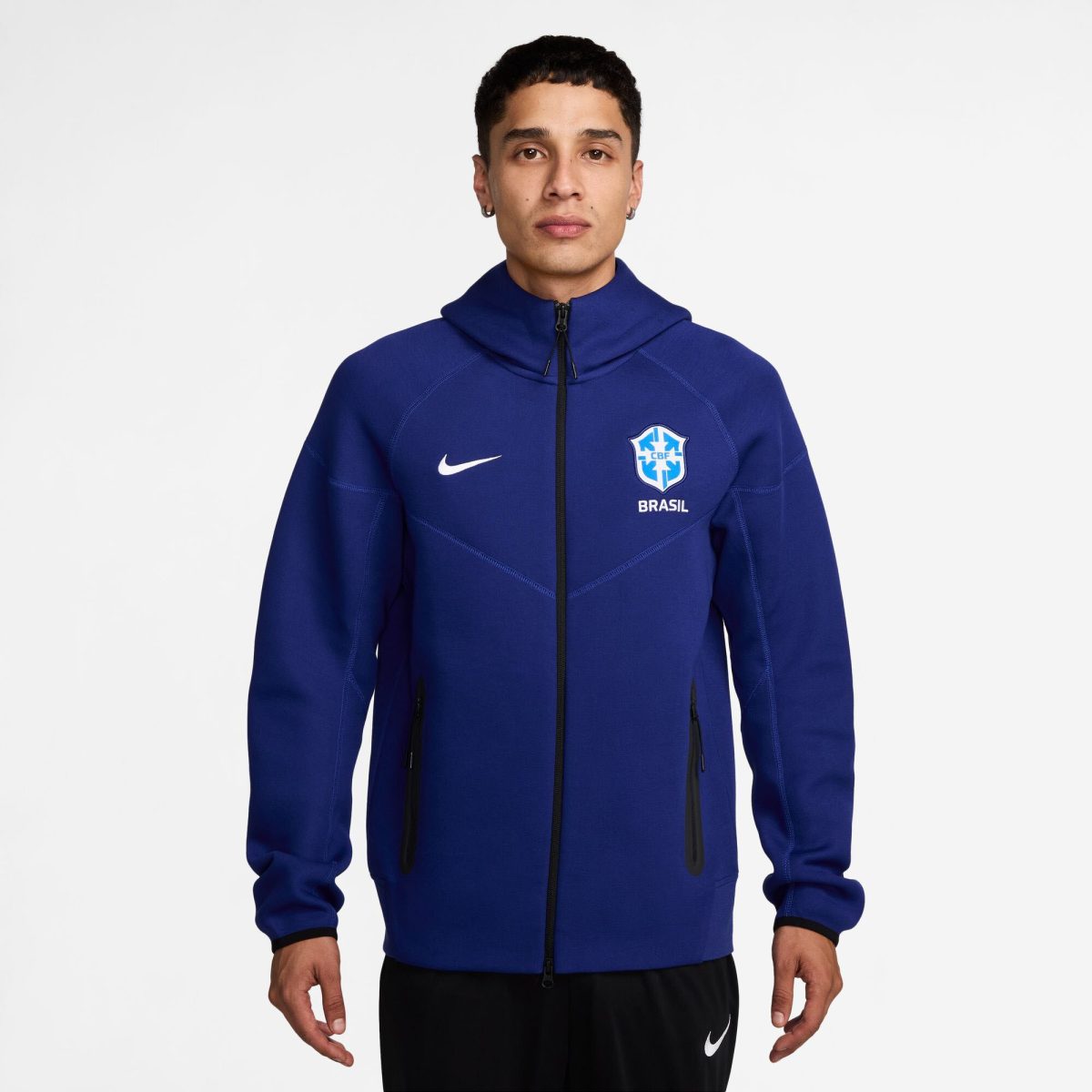 brazil womens national team nike tech fleece full-zip hoodie – royal Collection | Australia Football Jerseys And World Cup Kits