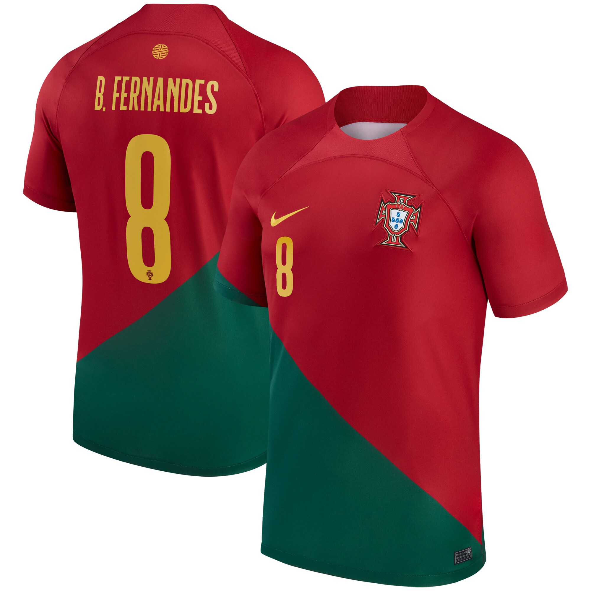bruno fernandes portugal national team nike 202223 home breathe stadium replica player jersey – red Collection | Australia Football Jerseys And World Cup Kits