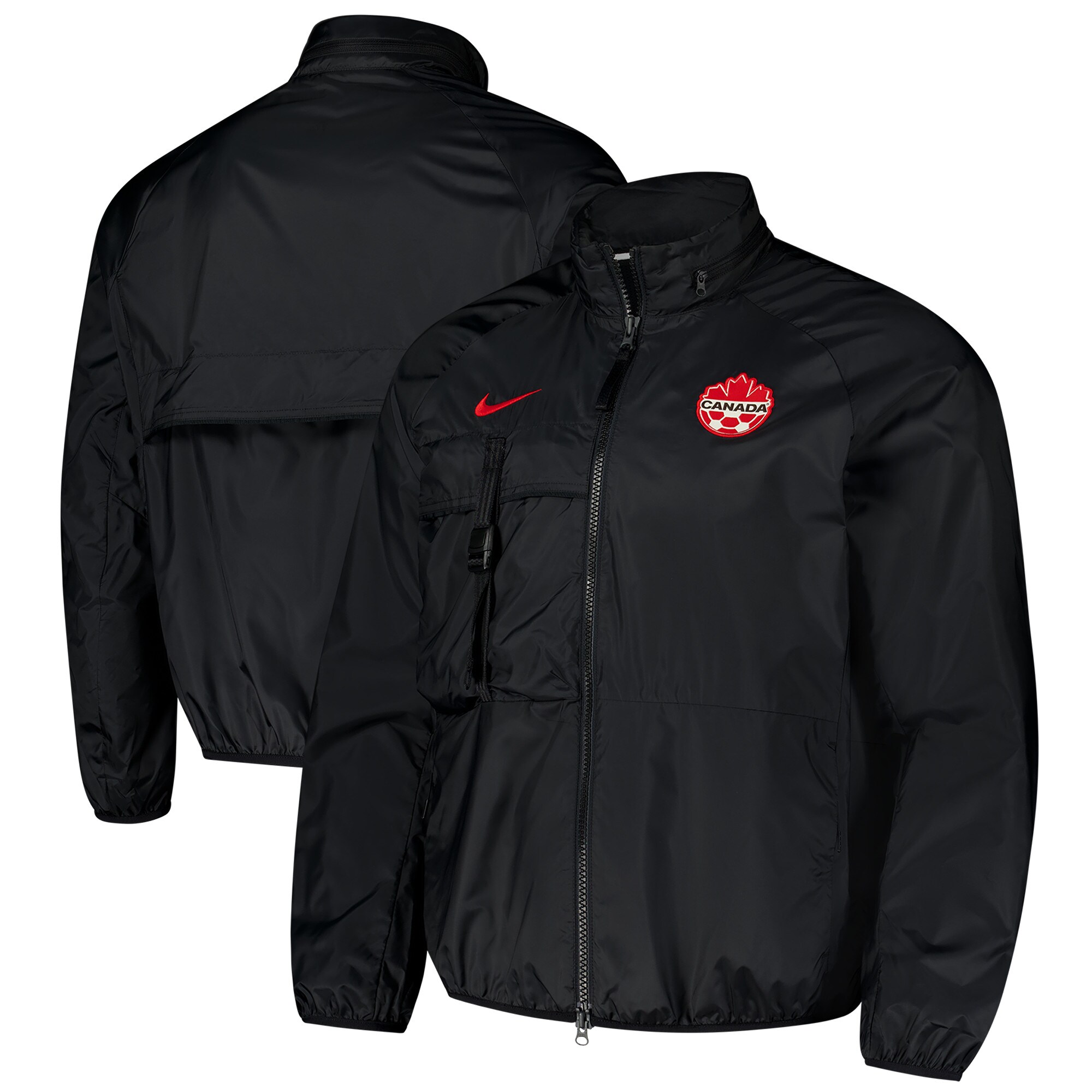 canada soccer nike 2024 halo anthem full-zip jacket – black Collection | Australia Football Jerseys And World Cup Kits