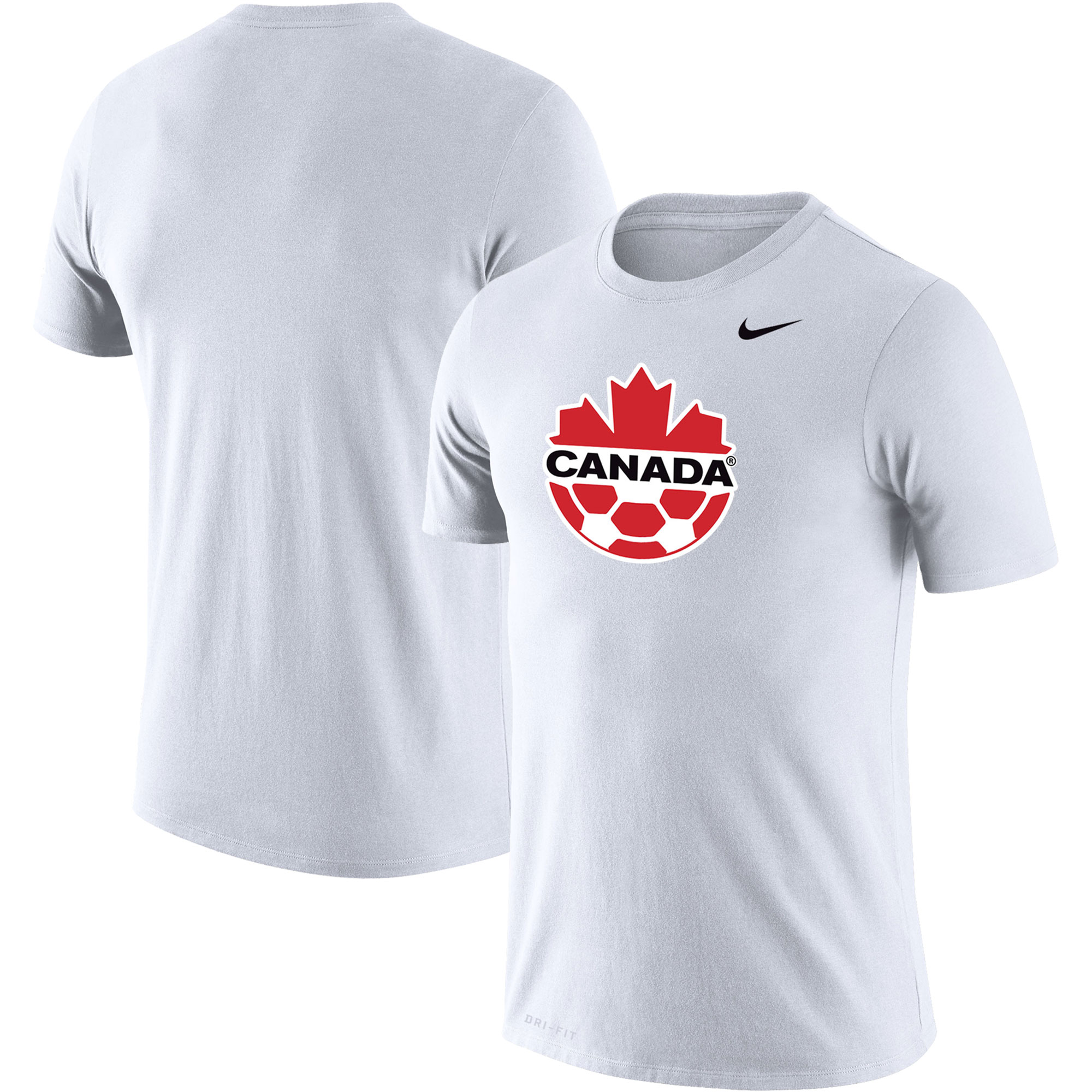 canada soccer nike primary logo legend performance t-shirt – white Collection | Australia Football Jerseys And World Cup Kits