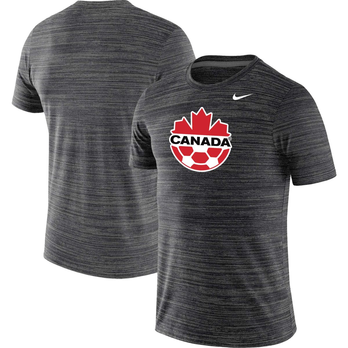 canada soccer nike primary logo velocity legend performance t-shirt – black Collection | Australia Football Jerseys And World Cup Kits