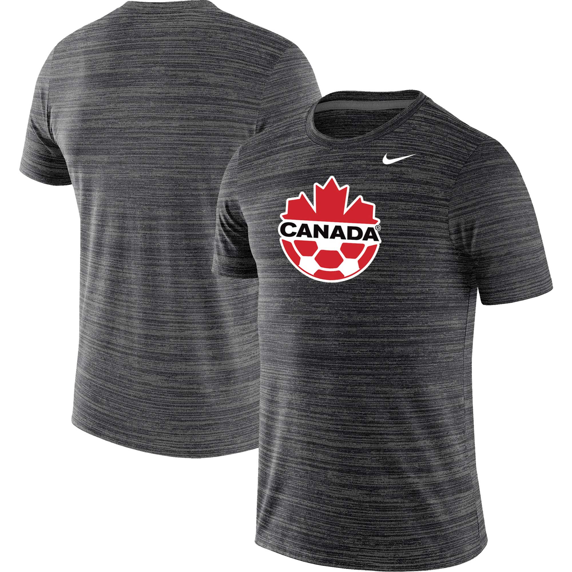 canada soccer nike primary logo velocity legend performance t-shirt – black Collection | Australia Football Jerseys And World Cup Kits
