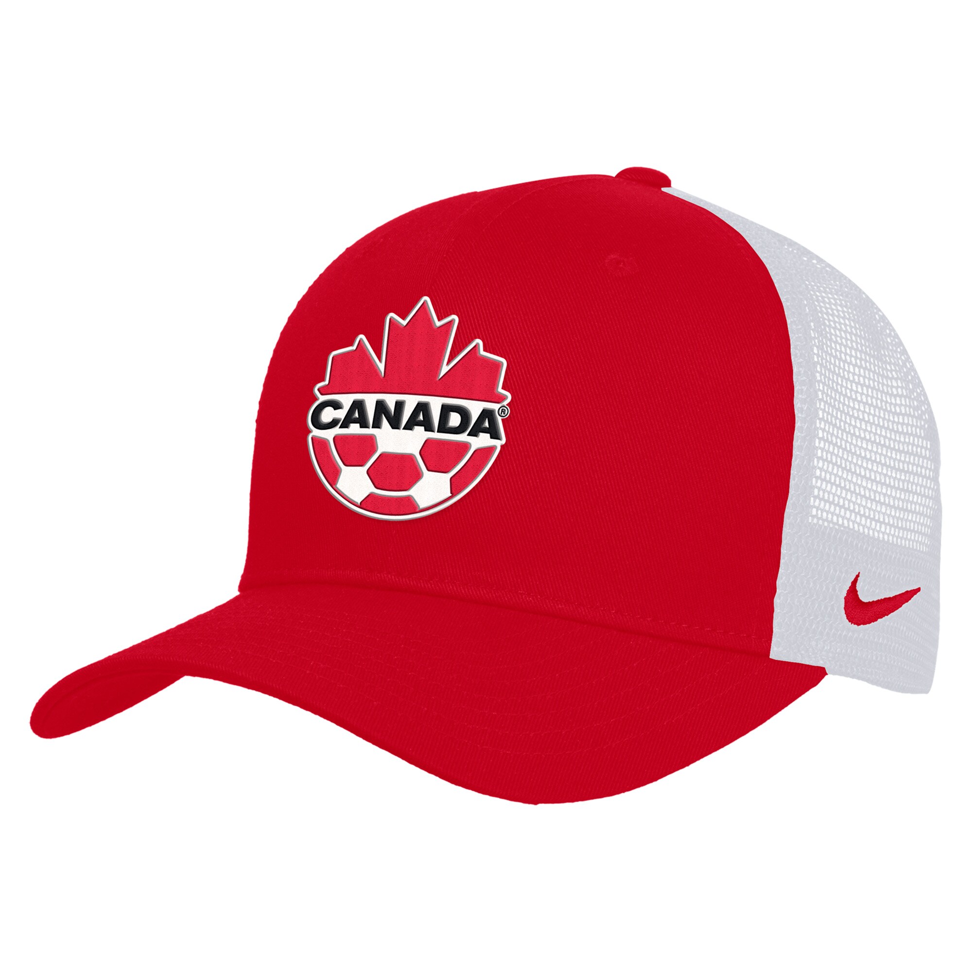 canada soccer nike unisex rise adjustable trucker hat – red Collection | Australia Football Jerseys And World Cup Kits