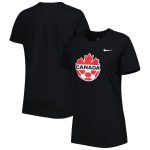 canada soccer nike womens club crest t-shirt – black Collection | Australia Football Jerseys And World Cup Kits