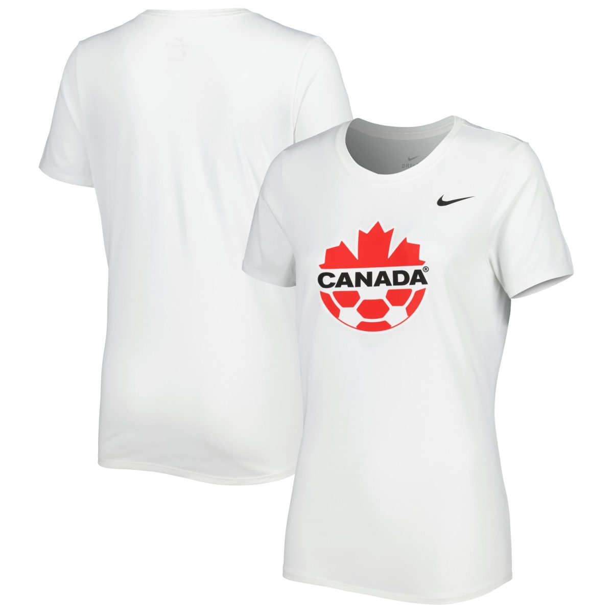 canada soccer nike womens legend performance t-shirt – white Collection | Australia Football Jerseys And World Cup Kits