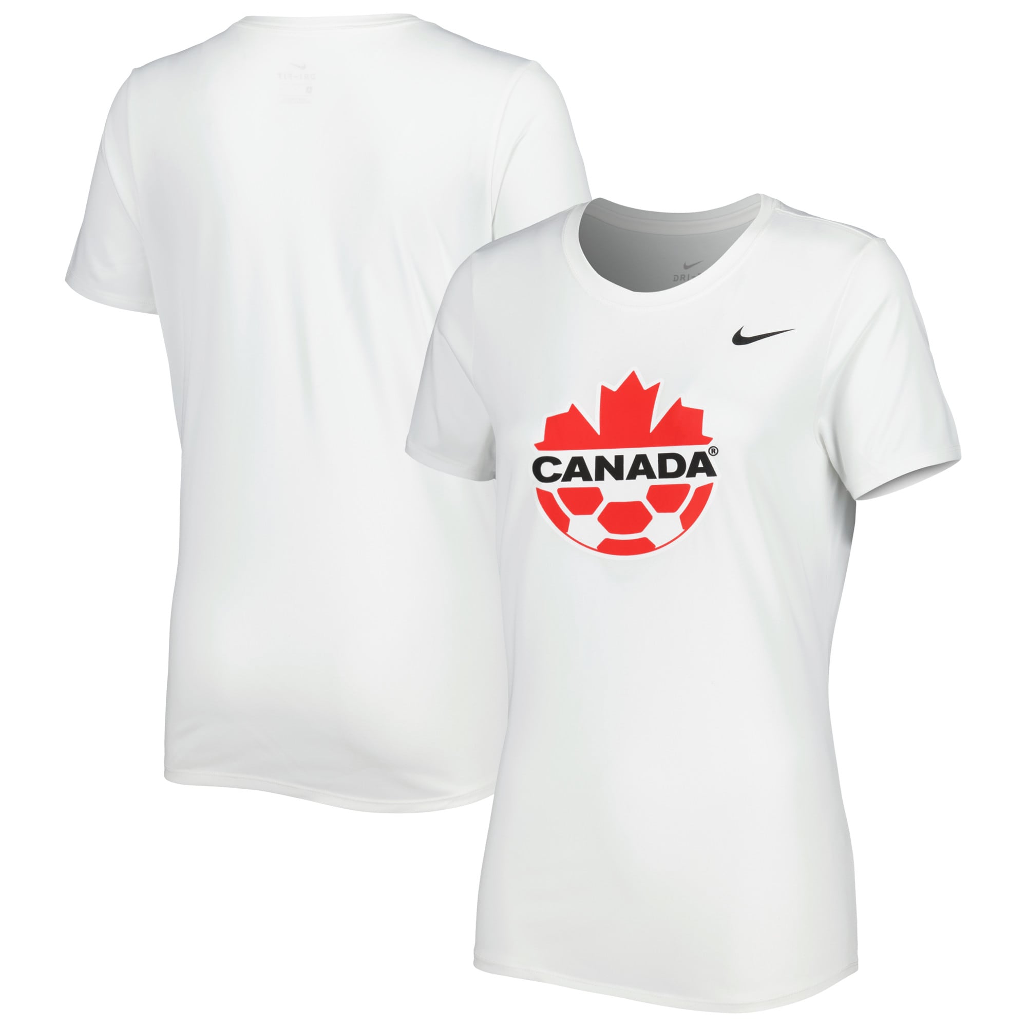 canada soccer nike womens legend performance t-shirt – white Collection | Australia Football Jerseys And World Cup Kits