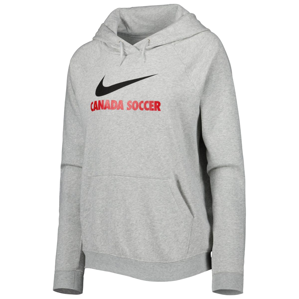 canada soccer nike womens lockup varsity fleece raglan pullover hoodie – heather gray Collection | Australia Football Jerseys And World Cup Kits