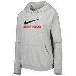 canada soccer nike womens lockup varsity fleece raglan pullover hoodie – heather gray Collection | Australia Football Jerseys And World Cup Kits