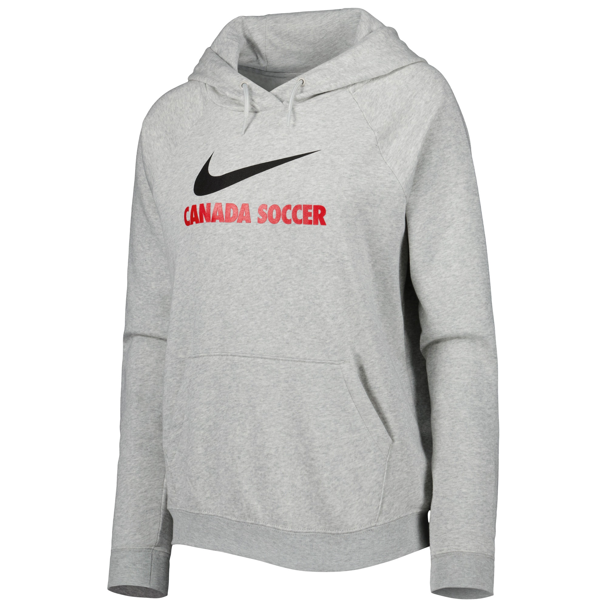 canada soccer nike womens lockup varsity fleece raglan pullover hoodie – heather gray Collection | Australia Football Jerseys And World Cup Kits