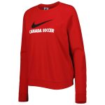 canada soccer nike womens lockup varsity tri-blend raglan pullover sweatshirt – red Collection | Australia Football Jerseys And World Cup Kits