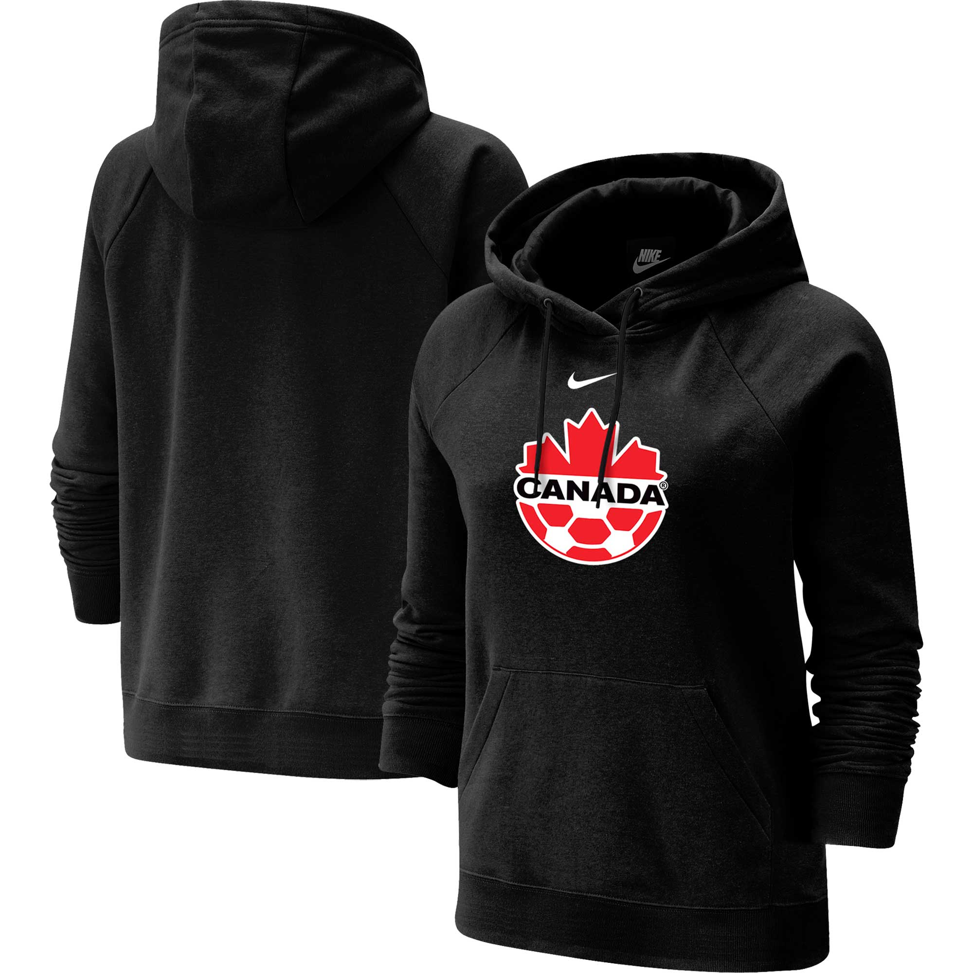 canada soccer nike womens varsity raglan tri-blend pullover hoodie – black Collection | Australia Football Jerseys And World Cup Kits