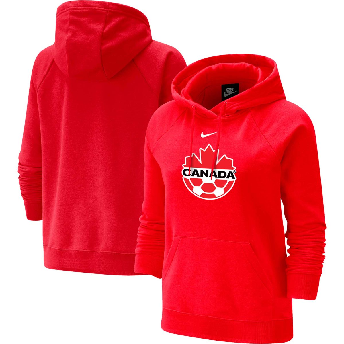 canada soccer nike womens varsity raglan tri-blend pullover hoodie – red Collection | Australia Football Jerseys And World Cup Kits