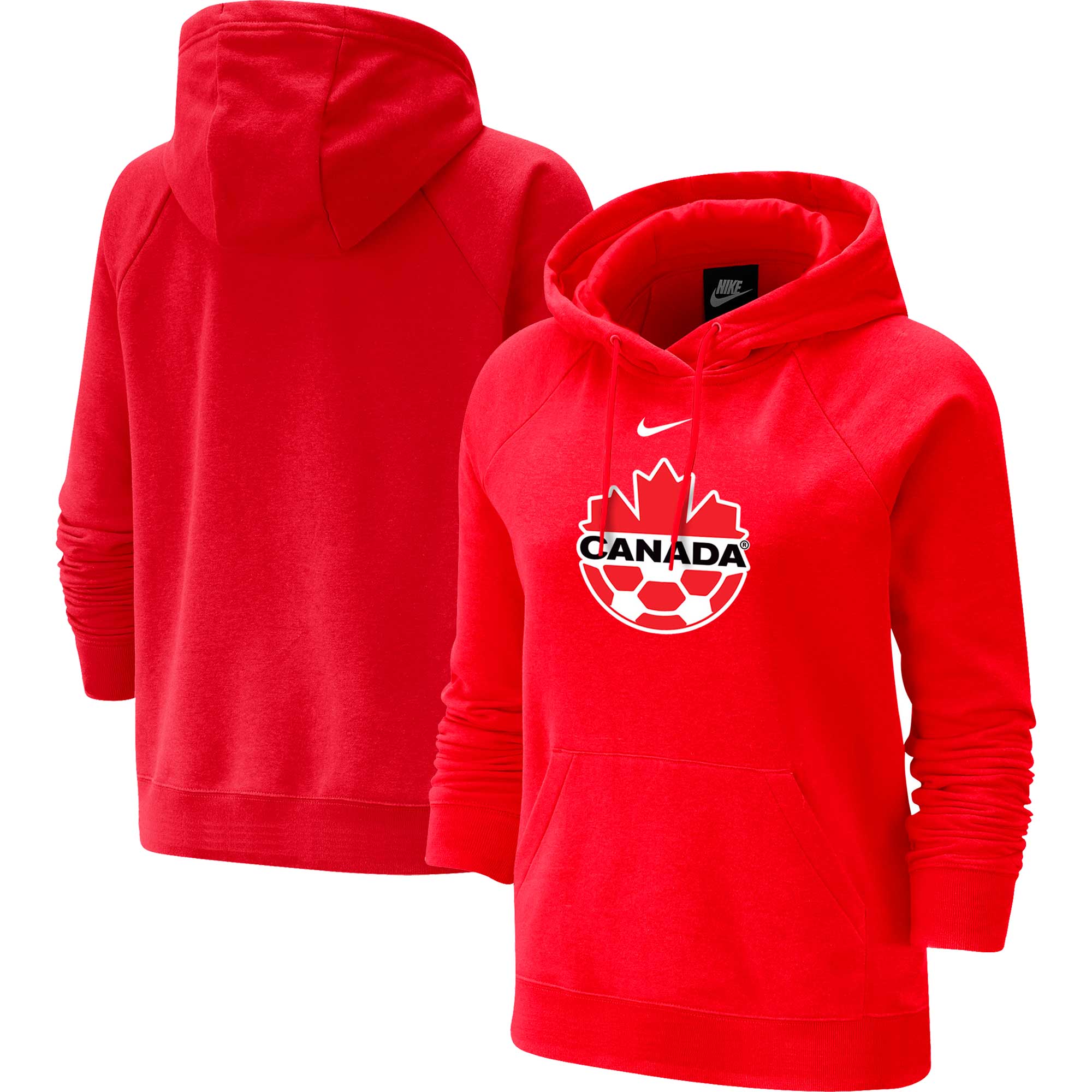 canada soccer nike womens varsity raglan tri-blend pullover hoodie – red Collection | Australia Football Jerseys And World Cup Kits