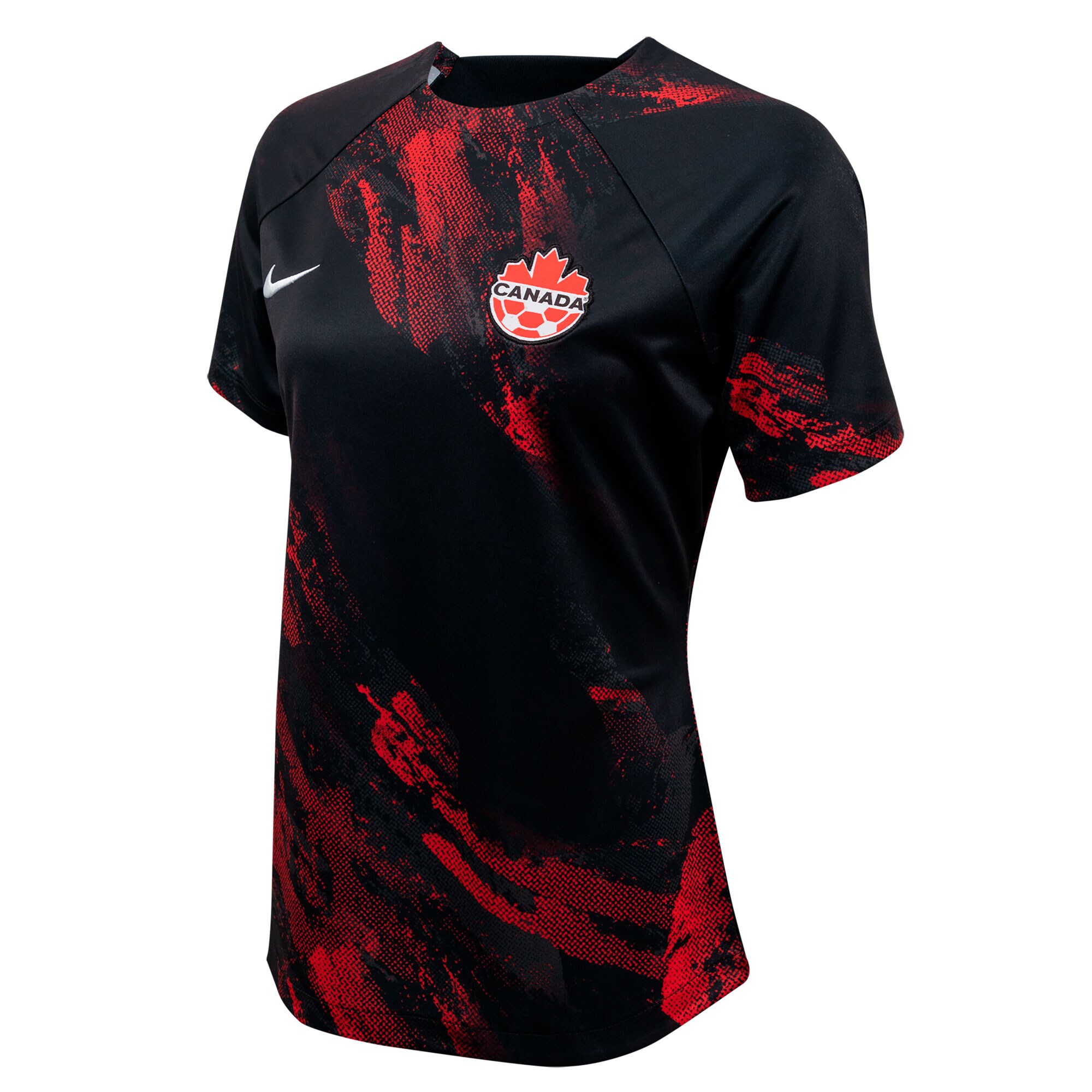 canada womens national team nike womens 2023 pre-match training jersey – black Collection | Australia Football Jerseys And World Cup Kits
