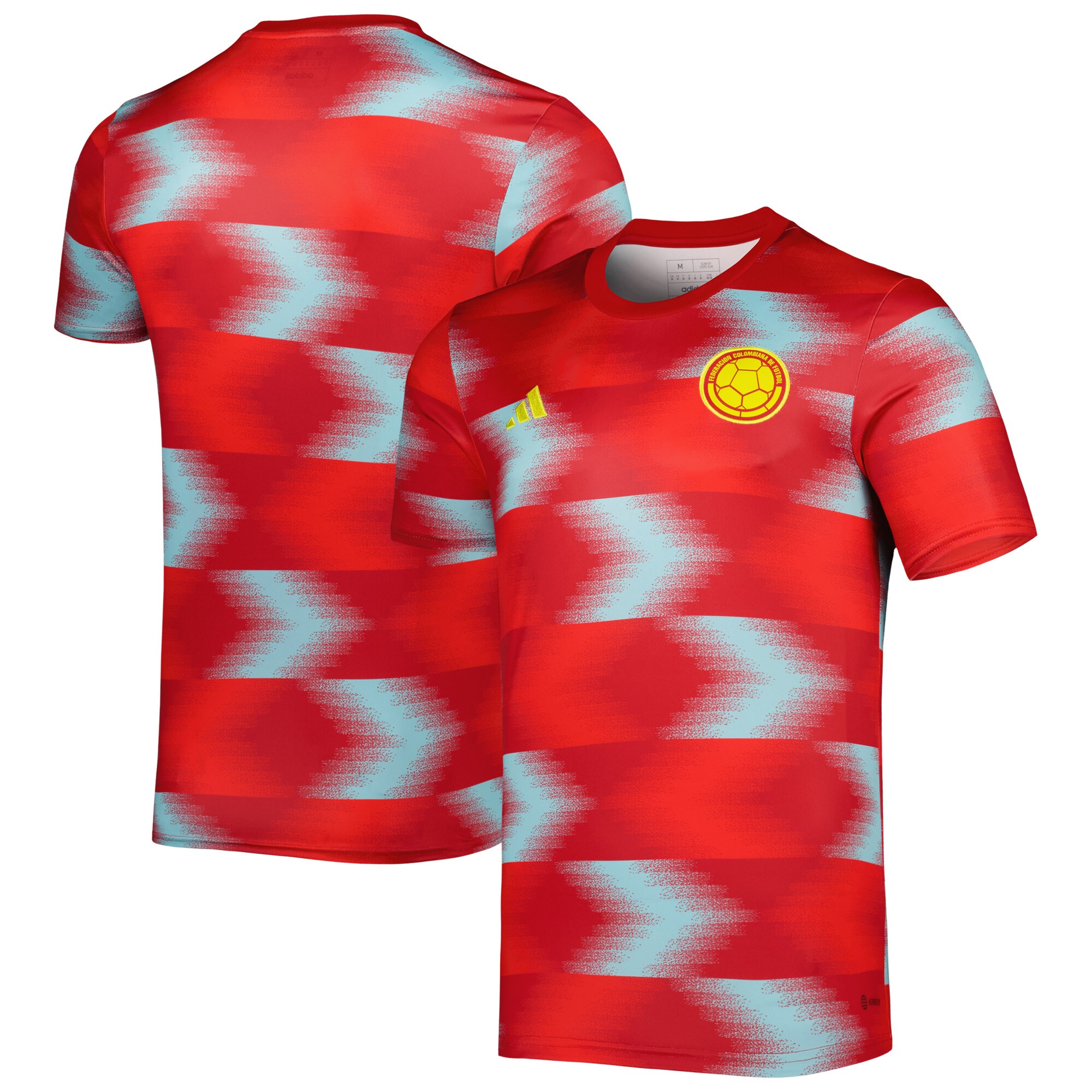 colombia national team adidas 2022 pre-match top – red Collection | Australia Football Jerseys And World Cup Kits