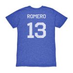 cristian romero argentina national team 1863fc player vintage tri-blend t-shirt – blue Collection | Australia Football Jerseys And World Cup Kits