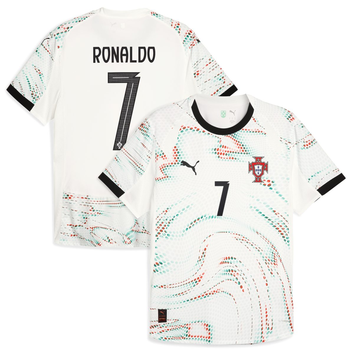 cristiano ronaldo portugal national team puma 2025 away authentic jersey – white Collection | Australia Football Jerseys And World Cup Kits