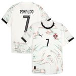 cristiano ronaldo portugal national team puma 2025 away authentic jersey – white Collection | Australia Football Jerseys And World Cup Kits
