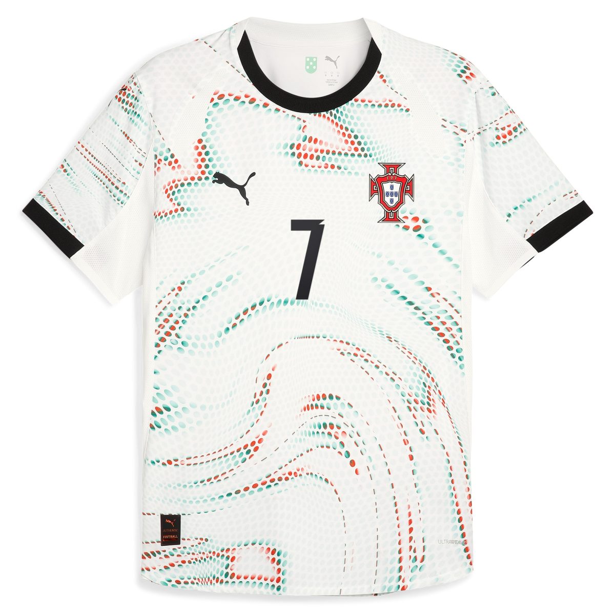 cristiano ronaldo portugal national team puma 2025 away authentic jersey – white Collection | Australia Football Jerseys And World Cup Kits