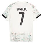 cristiano ronaldo portugal national team puma 2025 away authentic jersey – white Collection | Australia Football Jerseys And World Cup Kits