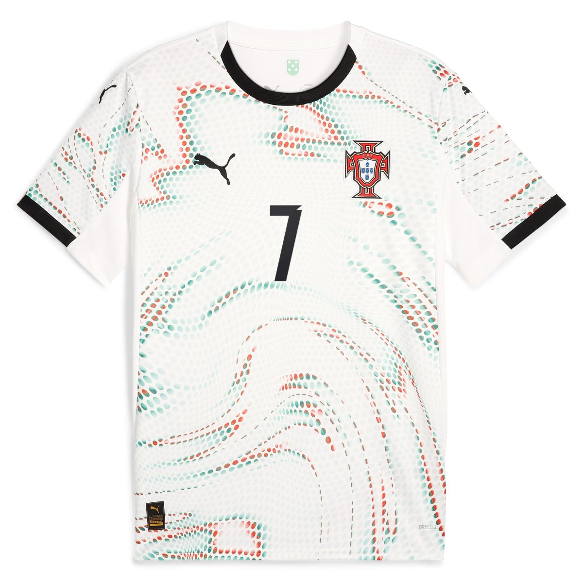 cristiano ronaldo portugal national team puma 2025 away replica jersey – white Collection | Australia Football Jerseys And World Cup Kits